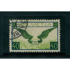 SUIZA 1929 Yv. A14a ESTAMPILLA USADA 100 EUROS