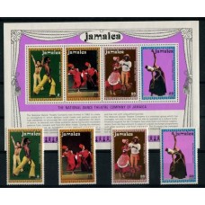 MUSICA JAMAICA SERIE COMPLETA DE ESTAMPILLAS MINT