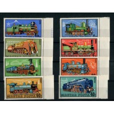 TRENES SERIE COMPLETA DE ESTAMPILLAS MINT