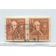 SUECIA 1939 Yv. 276d PAREJA DE ESTAMPILLAS USADA 40 Euros