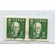 SUECIA 1938 Yv. 254c PAREJA DE ESTAMPILLAS USADA 37,50 Euros
