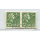 SUECIA 1940 Yv. 279e PAREJA DE ESTAMPILLAS USADA 75 Euros