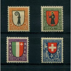 SUIZA 1923 Yv. 192/5 SERIE COMPLETA DE ESTAMPILLAS NUEVAS MINT 25 EUROS