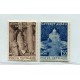 VATICANO 1951 Yv. 161/2 SERIE COMPLETA DE ESTAMPILLAS NUEVAS CON GOMA 18 EUROS