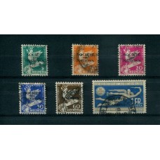 SUIZA SERVICIO Yv. 078/83 SERIE COMPLETA DE ESTAMPILLAS USADAS 105 EUROS