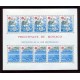 TEMA EUROPA 1986 MONACO HOJA BLOQUE Yv. 34 DE ESTAMPILLAS NUEVAS MINT BARCOS 31 EUROS