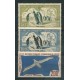 018 TAAF ANTARTIDA FRANCESA NUEVO MINT Yv. A 2/4  DE LUJO  164 Euros  SERIE COMPLETA AVES PINGÜINO  #  42468