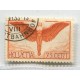 SUIZA 1924 Yv. AEREO 11a ESTAMPILLA USADA 60 EUROS