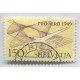 SUIZA 1949 Yv. AEREO 44 ESTAMPILLA USADA HERMOSA 48,50 EUROS