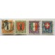 SUIZA 1923 Yv. 192/5 SERIE COMPLETA DE ESTAMPILLAS USADAS 60 EUROS