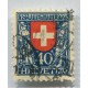 SUIZA 1923 Yv. 195 ESTAMPILLA USADA 50 EUROS