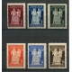 YUGOSLAVIA 1945 Yv. 434/9 SERIE COMPLETA DE ESTAMPILLAS NUEVAS CON GOMA 36 EUROS