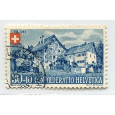 SUIZA 1945 Yv. 422 ESTAMPILLA USADA