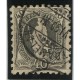 SUIZA 1882 Yv. 83 ESTAMPILLA USADA DENTADO 9 1/2 MUY RARA 700 EUROS