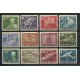 SUECIA 1936 Yv. 235/46 SERIE COMPLETA DE ESTAMPILLAS NUEVAS CON GOMA HERMOSA , BARCOS AVIONES TRENES CABALLOS 160 Euros