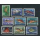 YUGOSLAVIA 1956 Yv. 697/705 SERIE COMPLETA DE ESTAMPILLAS NUEVAS MINT PECES FAUNA MARINA 60 EUROS