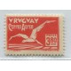 URUGUAY 1928 Yv. AEREO 25 ESTAMPILLA NUEVA CON GOMA VALOR FINAL DE LA SERIE RARA 230 EUROS