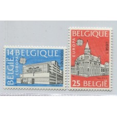 TEMA EUROPA 1990 BELGICA SERIE COMPLETA DE ESTAMPILLAS NUEVAS MINT