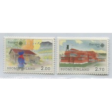 TEMA EUROPA 1990 FINLANDIA SERIE COMPLETA DE ESTAMPILLAS NUEVAS MINT