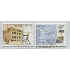 TEMA EUROPA 1990 ISLANDIA SERIE COMPLETA DE ESTAMPILLAS NUEVAS MINT