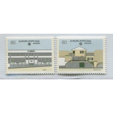 TEMA EUROPA 1990 MADEIRA PORTUGAL SERIE COMPLETA DE ESTAMPILLAS NUEVAS MINT