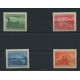 YUGOSLAVIA 1949 Yv. 523/6 SERIE COMPLETA DE ESTAMPILLAS NUEVAS MINT TRENES 70 EUROS