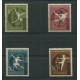 YUGOSLAVIA 1957 Yv. 725/8 SERIE COMPLETA DE ESTAMPILLAS NUEVAS MINT DEPORTES