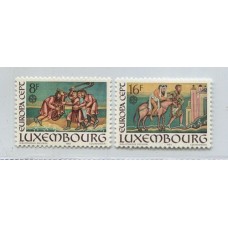 TEMA EUROPA 1983 LUXEMBURGO SERIE COMPLETA DE ESTAMPILLAS NUEVAS MINT