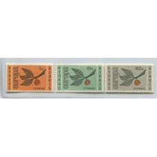 TEMA EUROPA 1965 CHIPRE SERIE COMPLETA DE ESTAMPILLAS NUEVAS MINT 65 EUROS