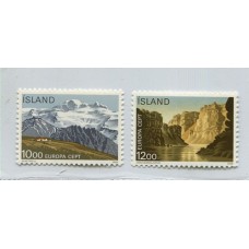 TEMA EUROPA 1986 ISLANDIA SERIE DE ESTAMPILLAS NUEVAS MINT 17 EUROS