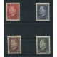 YUGOSLAVIA 1950 Yv. 544/7 SERIE COMPLETA DE ESTAMPILLAS NUEVAS CON GOMA 50 EUROS