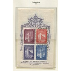 VATICANO 1958 Yv. BLOQUE 2 NUEVO CON GOMA 37,5 Euros