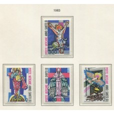 VATICANO 1983 Yv. 739/42 SERIE COMPLETA DE ESTAMPILLAS NUEVAS MINT