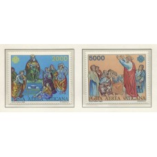 VATICANO 1983 Yv. AEREO 73/4 SERIE COMPLETA DE ESTAMPILLAS NUEVAS MINT 15 Euros