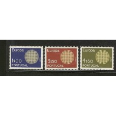 TEMA EUROPA 1970 PORTUGAL SERIE COMPLETA DE ESTAMPILLAS NUEVAS MINT 92 EUROS