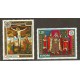 TEMA EUROPA 1975 ANDORRA FRANCESA SERIE COMPLETA DE ESTAMPILLAS NUEVAS MINT ARTE PINTURAS RELIGION