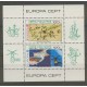 TEMA EUROPA 1983 CHIPRE TURCO HOJA BLOQUE DE ESTAMPILLAS NUEVAS MINT ESPACIO COHETERIA 85 EUROS