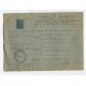 ARGENTINA 1913 ENTERO POSTAL BOLETIN DE EXPEDICION LABRADOR DE $ 1 CON RECUADRO MATASELLO COSQUIN CORDOBA