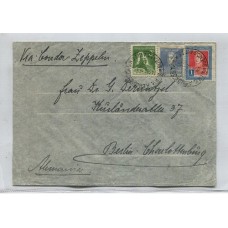 ARGENTINA 1932 ZEPPELIN SOBRE CIRCULADO A ALEMANIA CON FRANQUEO DE $ 1,23