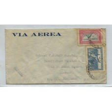 ARGENTINA 1931 SOBRE CORREO AEREO CIRCULADO A ESCOCIA CON FRANQUEO DE $ 1,20