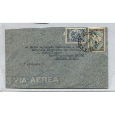 ARGENTINA 1937 SOBRE CORREO AEREO CIRCULADO A LA EMBAJADA EN ALEMANIA