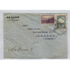 ARGENTINA 1937 SOBRE CORREO AEREO CIRCULADO A ALEMANIA CON FRANQUEO DE $ 1,40