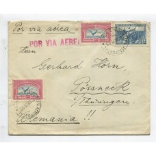 ARGENTINA 1931 SOBRE CIRCULADO VIA AEREA A ALEMANIA CON BONITO FRANQUEO DE $ 3,08