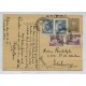 ARGENTINA 1937 TARJETA ENTERO POSTAL CIRCULADA A ALEMANIA POR AIR FRANCE EN TARIFA VIA AEREA DE NAVIDAD