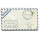 ARGENTINA 1972 SOBRE VUELO ESPECIAL LADE , CIRCULADO A MALVINAS CON MATASELLO DECLARACION CONJUNTA 15/11/72