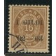 ISLANDIA 1902 Yv. 28A ESTAMPILLA USADA 50 EUROS