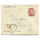 ARGENTINA 1939 PERFORACION COMERCIAL CARTA CON ESTAMPILLA PERFORADA