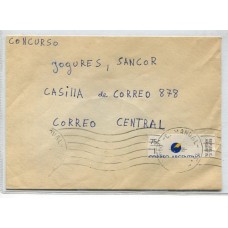 ARGENTINA 1996 CARTA CIRCULADA CON ESTAMPILLA CON VARIEDAD