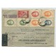 ARGENTINA 1938 CARTA CIRCULADA VIA AEREA CONDOR LUFTHANSA CON ESTAMPILLA VIÑETA AL DORSO