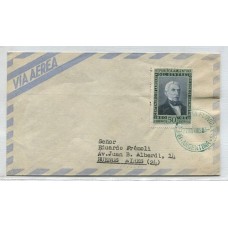 ARGENTINA 1953 SOBRE CON MATASELLO ESTAFETA FLUVIAL E-19